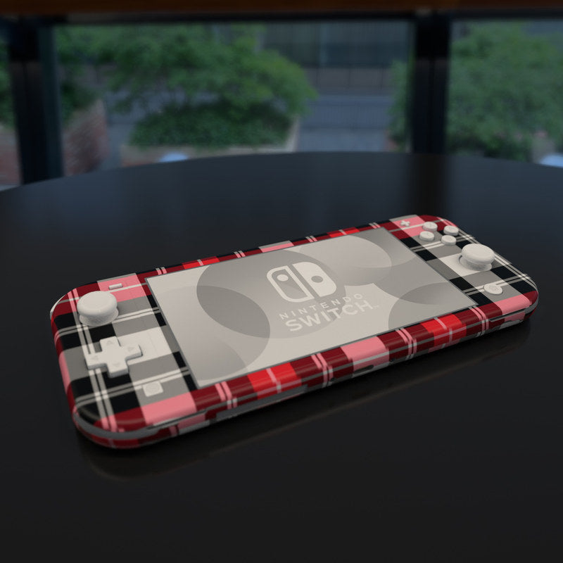 Red Plaid - Nintendo Switch Lite Skin