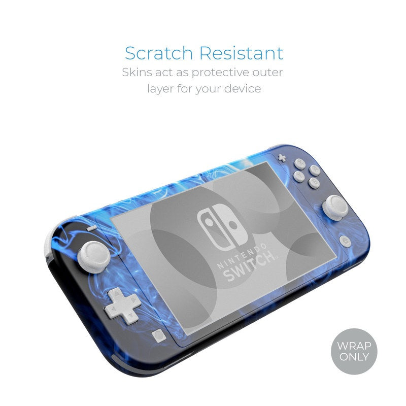 Blue Quantum Waves - Nintendo Switch Lite Skin