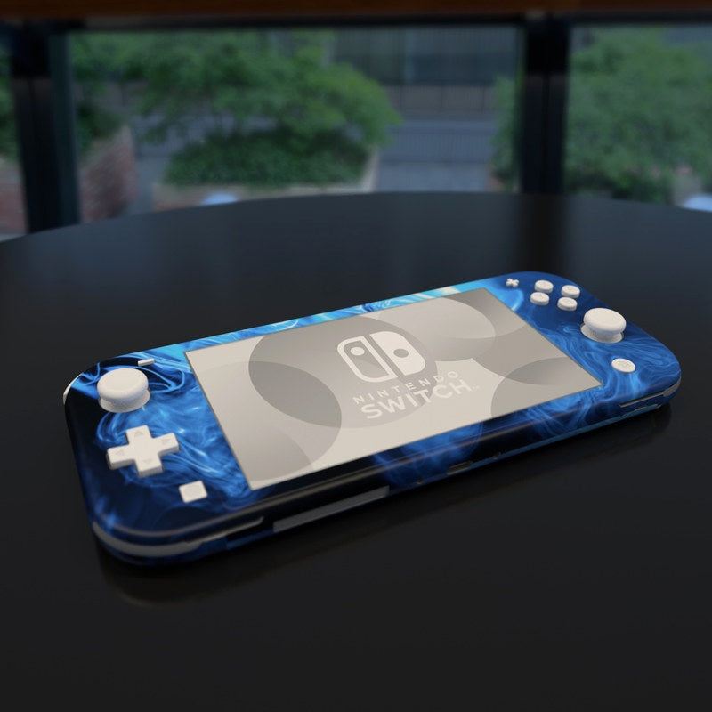 Blue Quantum Waves - Nintendo Switch Lite Skin