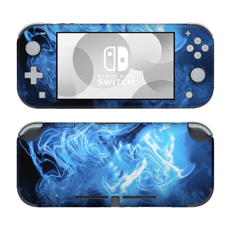 Blue Quantum Waves - Nintendo Switch Lite Skin