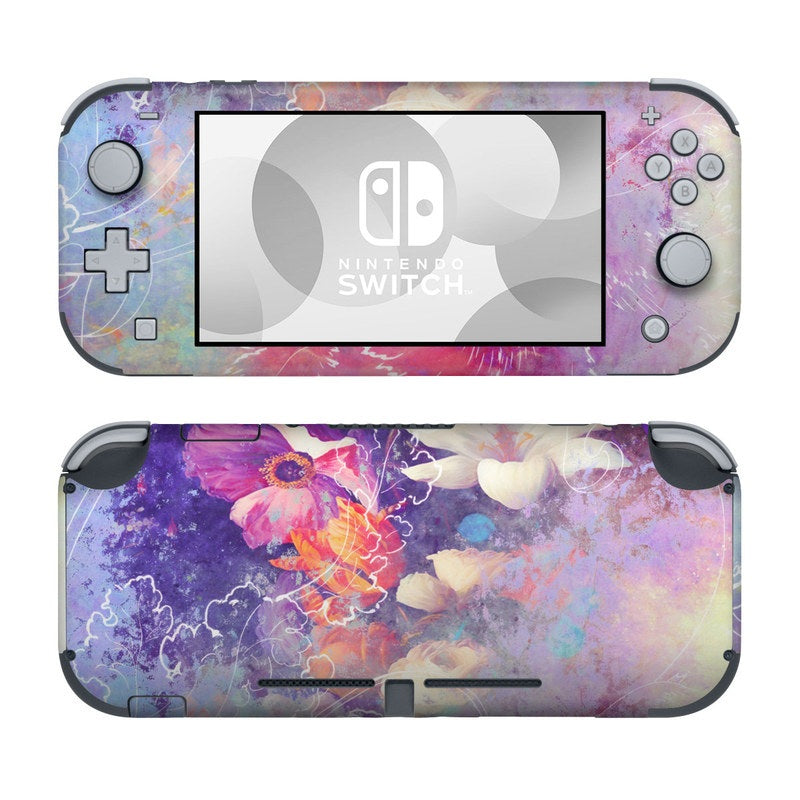 Sketch Flowers Lily - Nintendo Switch Lite Skin