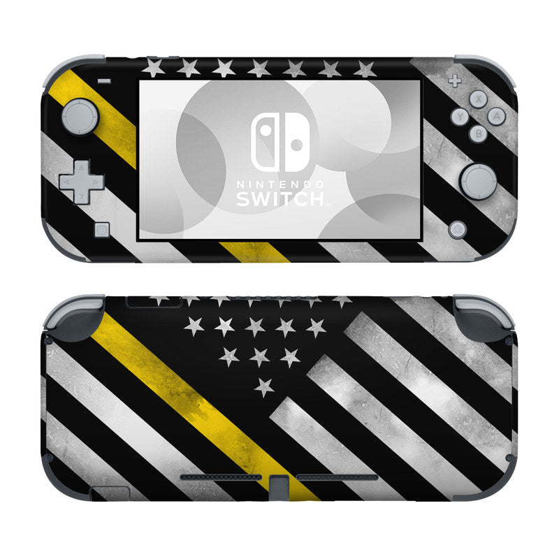 Thin Yellow Line Hero - Nintendo Switch Lite Skin