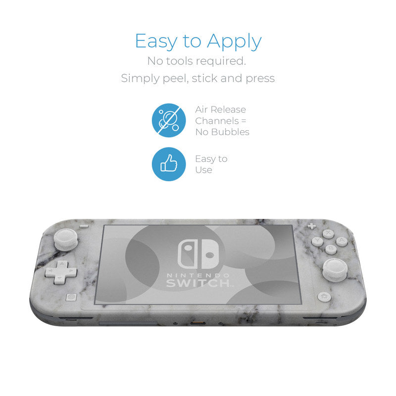 White Marble - Nintendo Switch Lite Skin