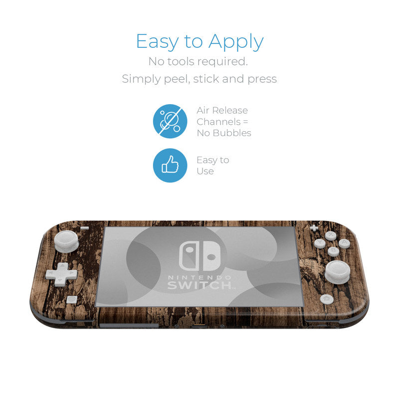 Weathered Wood - Nintendo Switch Lite Skin