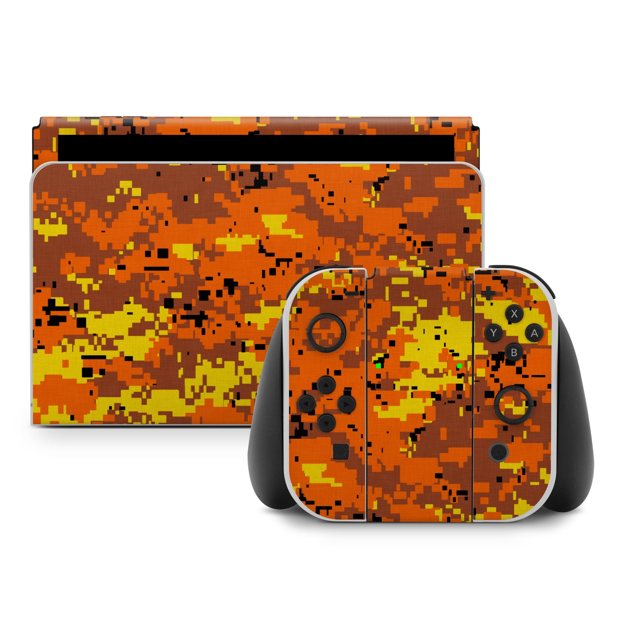 Digital Orange Camo - Nintendo Switch Skin