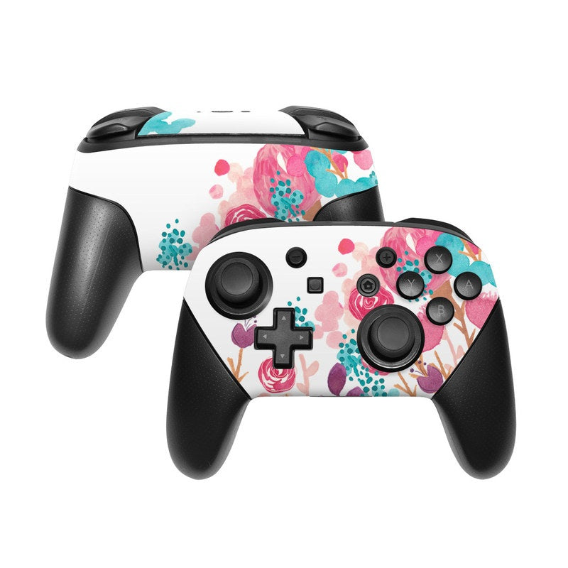 Blush Blossoms - Nintendo Switch Pro Controller Skin