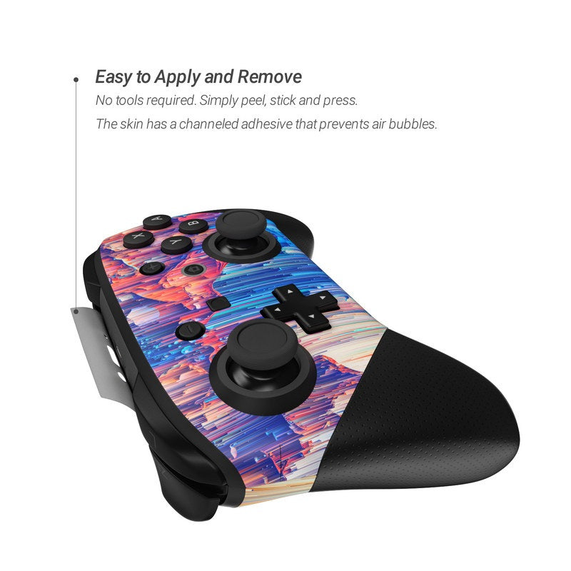 Cloud Glitch - Nintendo Switch Pro Controller Skin