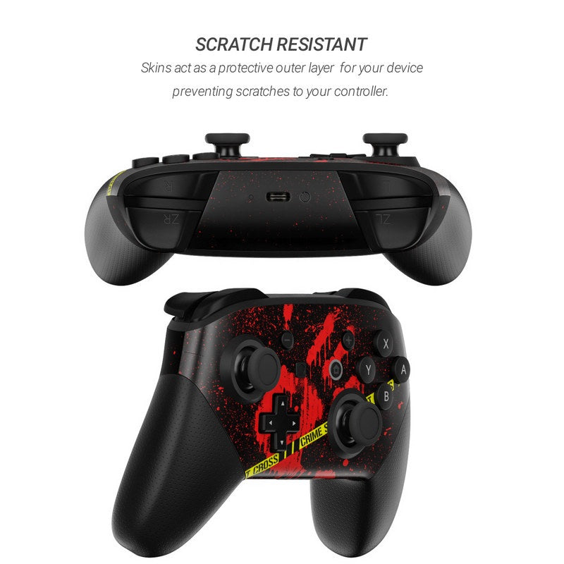 Crime Scene - Nintendo Switch Pro Controller Skin