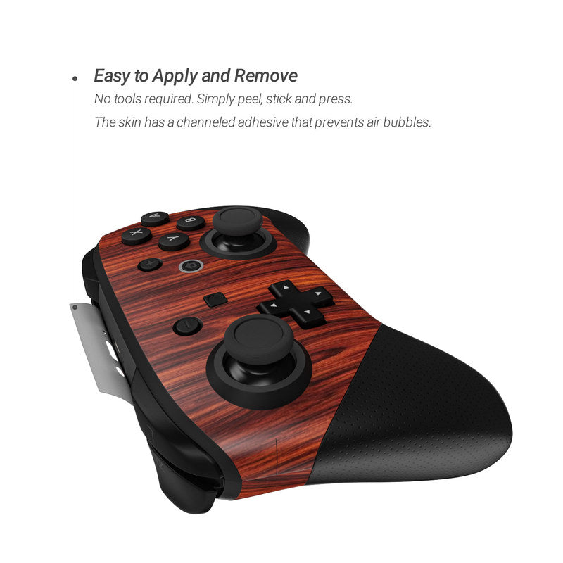 Dark Rosewood - Nintendo Switch Pro Controller Skin