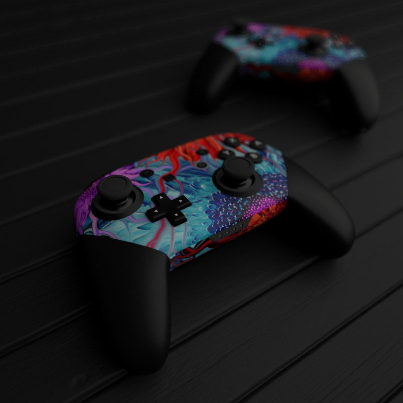 Deep Water Daisy Dance - Nintendo Switch Pro Controller Skin