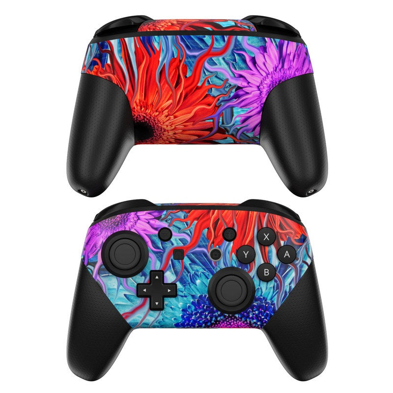 Deep Water Daisy Dance - Nintendo Switch Pro Controller Skin