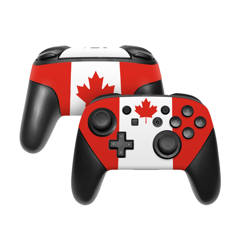 Canadian Flag - Nintendo Switch Pro Controller Skin