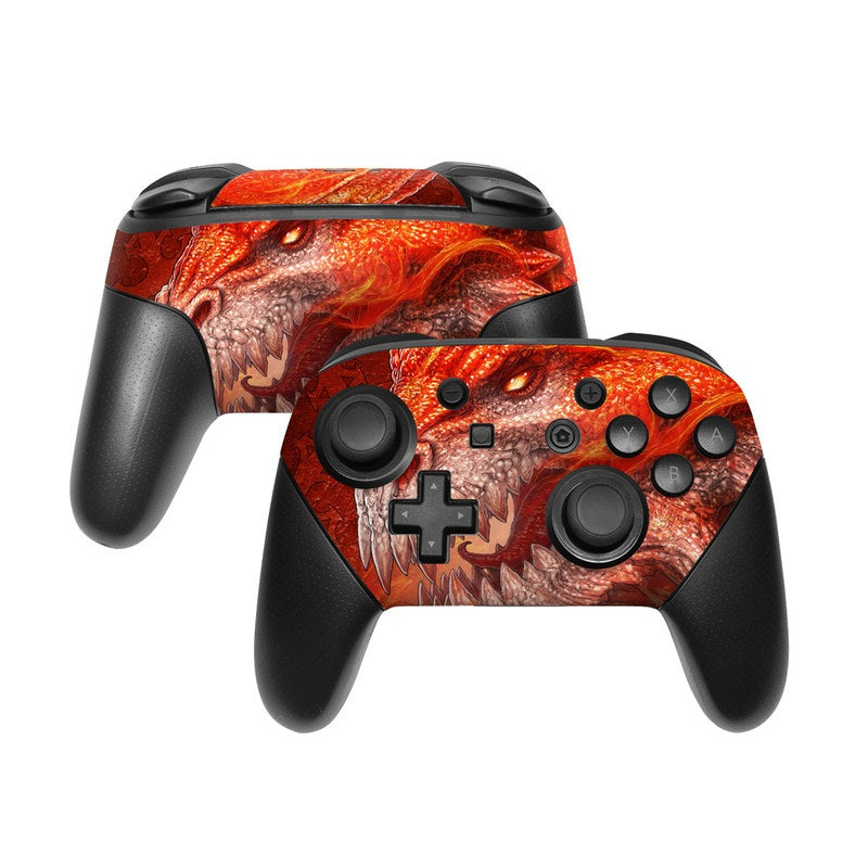 Flame Dragon - Nintendo Switch Pro Controller Skin