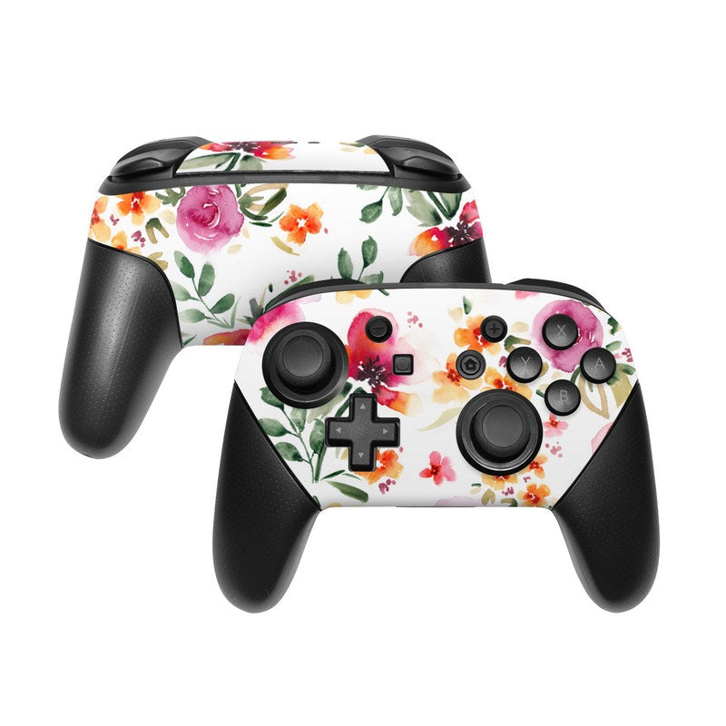 Fresh Flowers - Nintendo Switch Pro Controller Skin