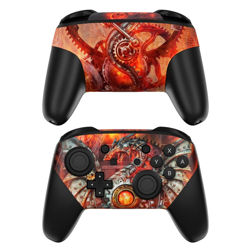 Furnace Dragon - Nintendo Switch Pro Controller Skin