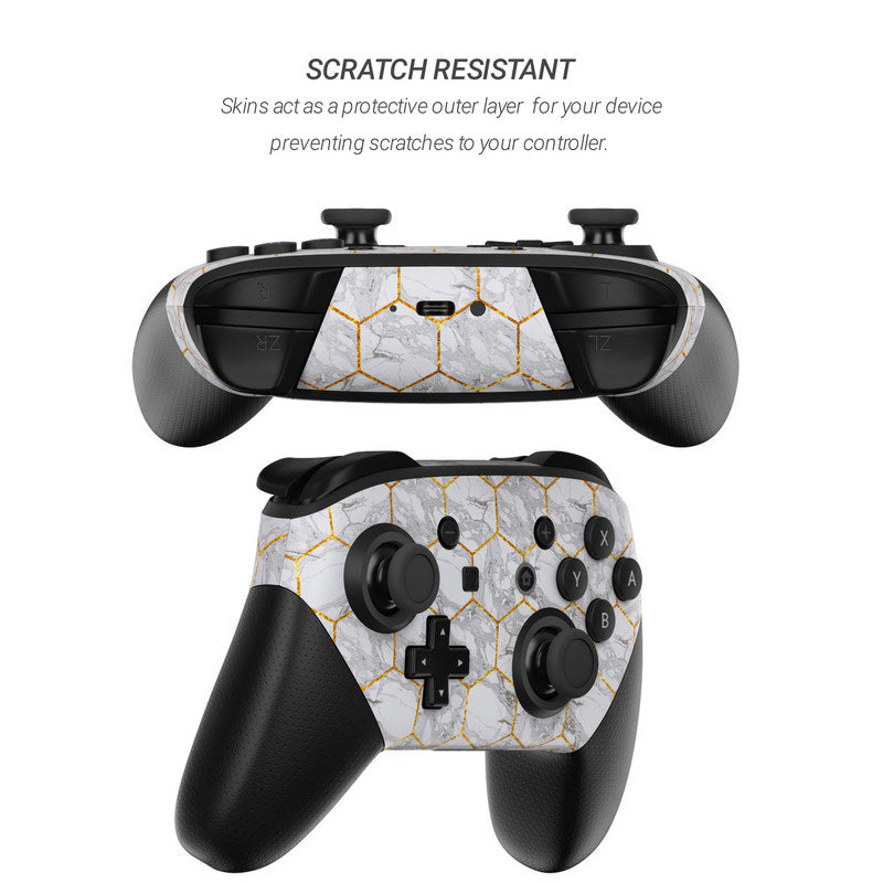 Honey Marble - Nintendo Switch Pro Controller Skin