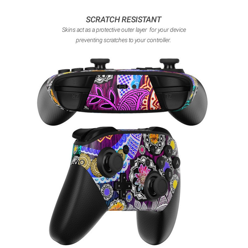 Mehndi Garden - Nintendo Switch Pro Controller Skin