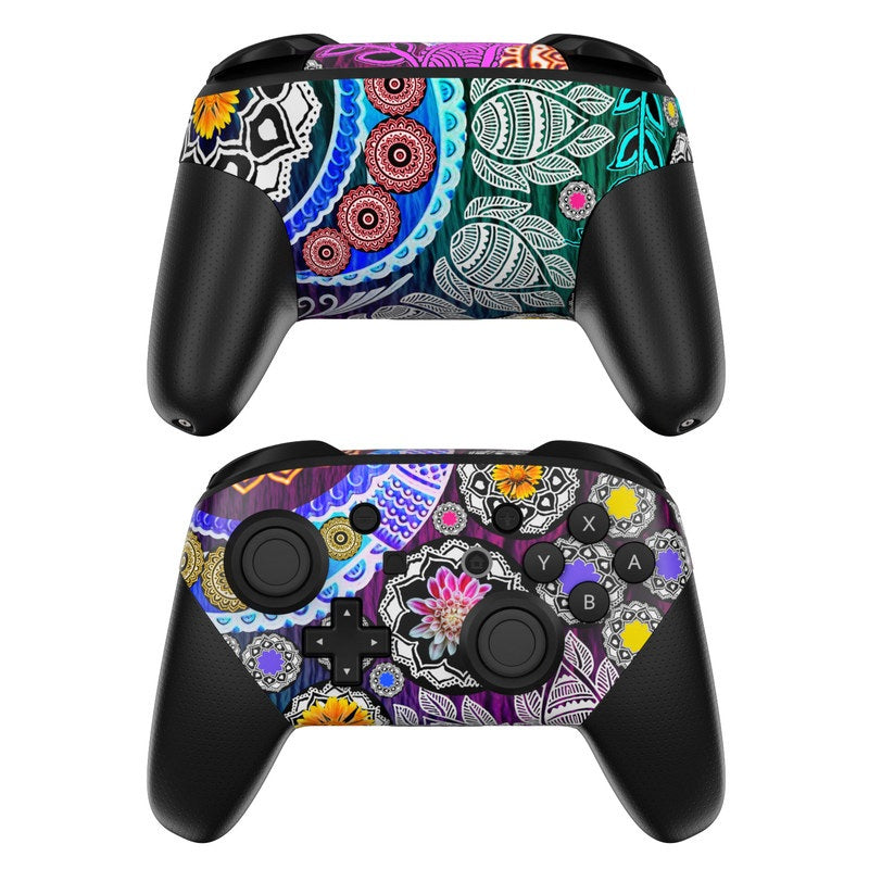 Mehndi Garden - Nintendo Switch Pro Controller Skin