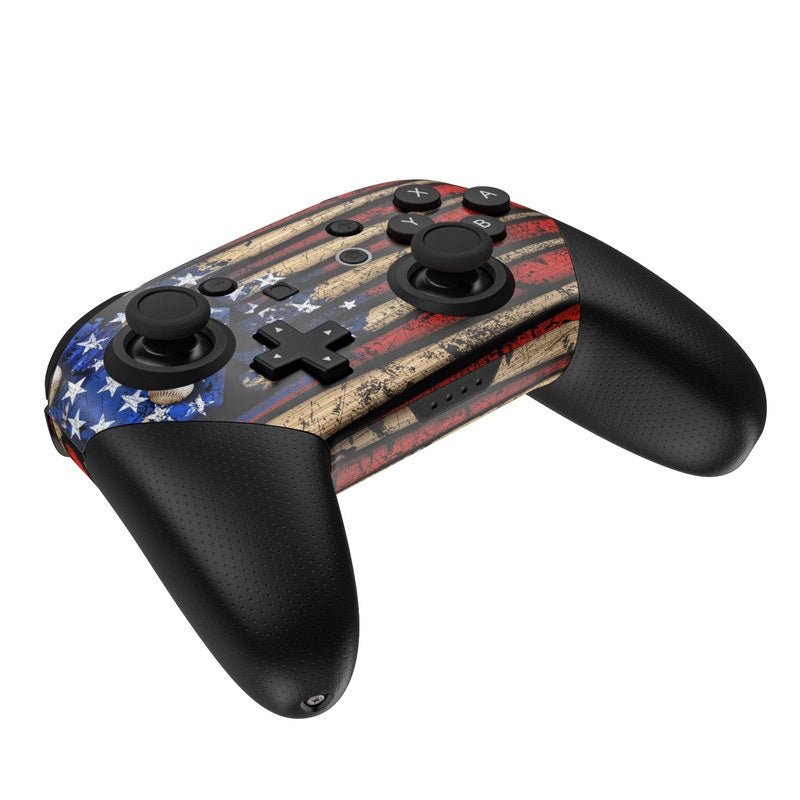 Old Glory - Nintendo Switch Pro Controller Skin