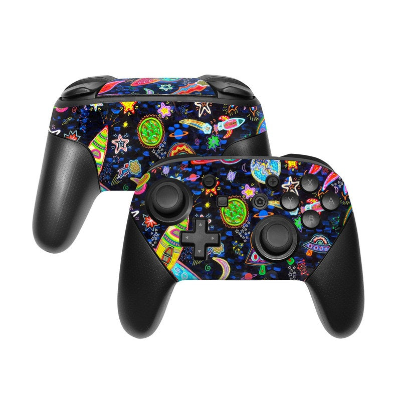 Out to Space - Nintendo Switch Pro Controller Skin