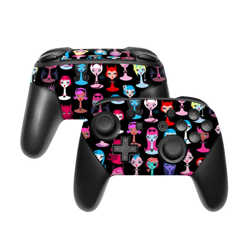 Punky Goth Dollies - Nintendo Switch Pro Controller Skin