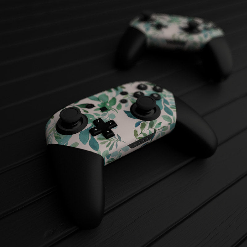 Sage Greenery - Nintendo Switch Pro Controller Skin