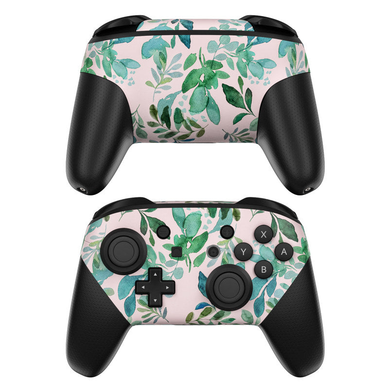 Sage Greenery - Nintendo Switch Pro Controller Skin