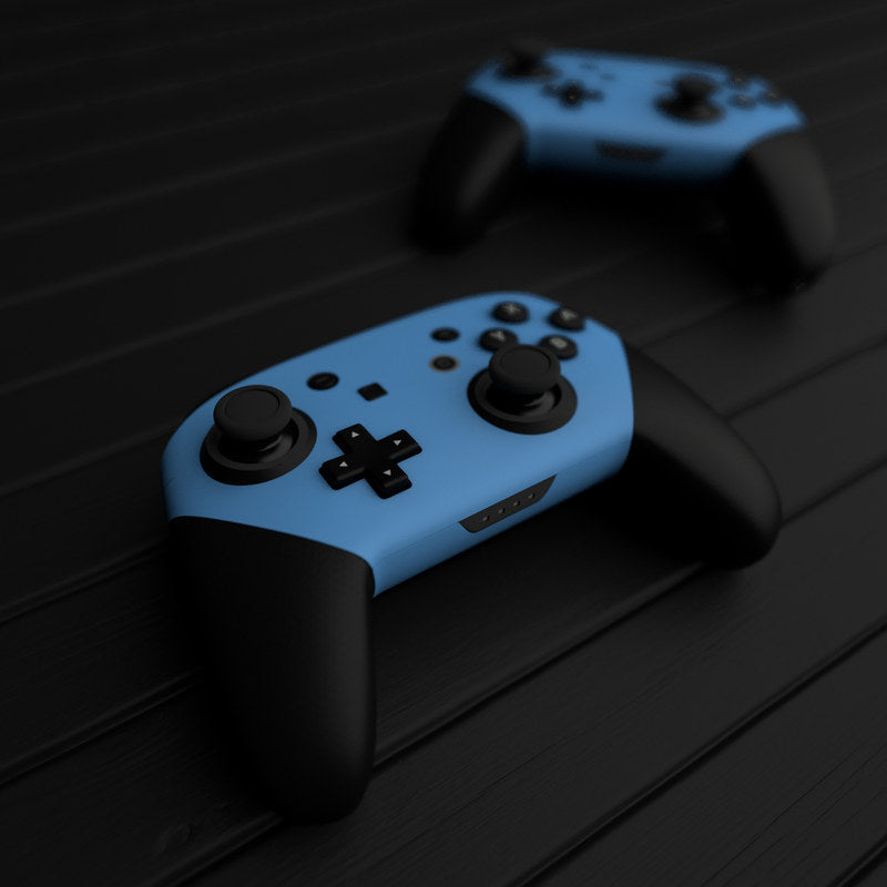 Solid State Blue - Nintendo Switch Pro Controller Skin