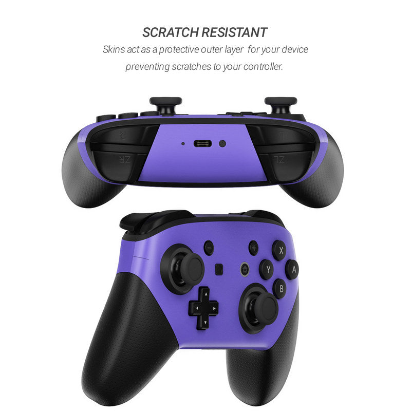 Solid State Purple - Nintendo Switch Pro Controller Skin