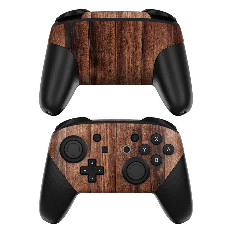 Stained Wood - Nintendo Switch Pro Controller Skin