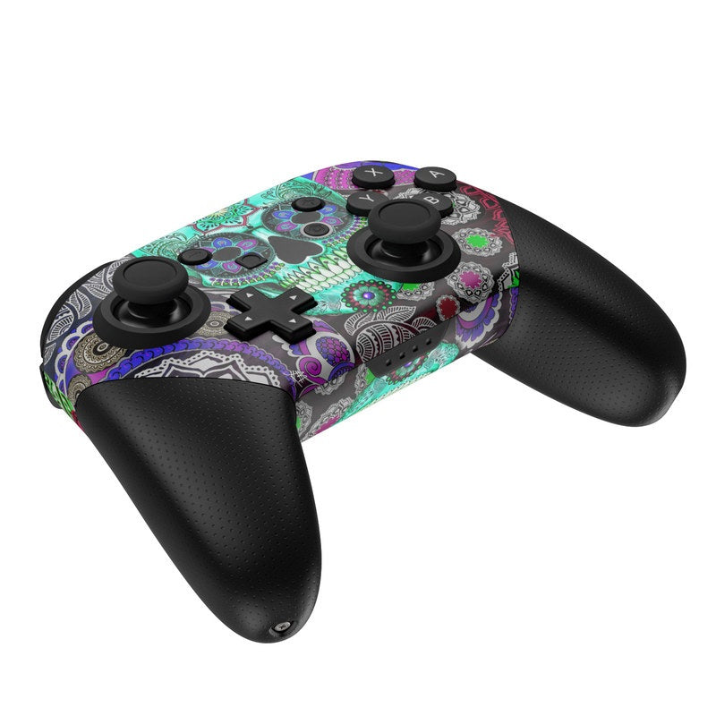 Sugar Skull Sombrero - Nintendo Switch Pro Controller Skin