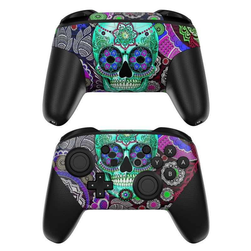 Sugar Skull Sombrero - Nintendo Switch Pro Controller Skin