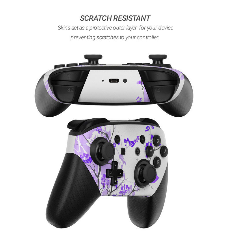 Violet Tranquility - Nintendo Switch Pro Controller Skin