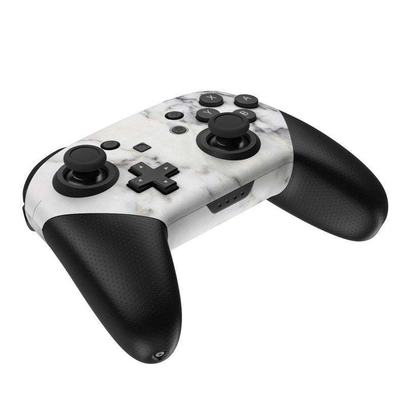 White Marble - Nintendo Switch Pro Controller Skin