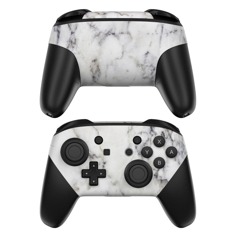 White Marble - Nintendo Switch Pro Controller Skin