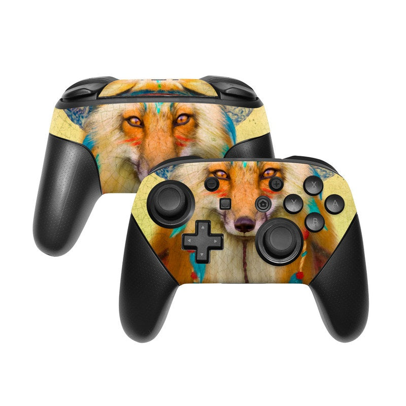 Wise Fox - Nintendo Switch Pro Controller Skin