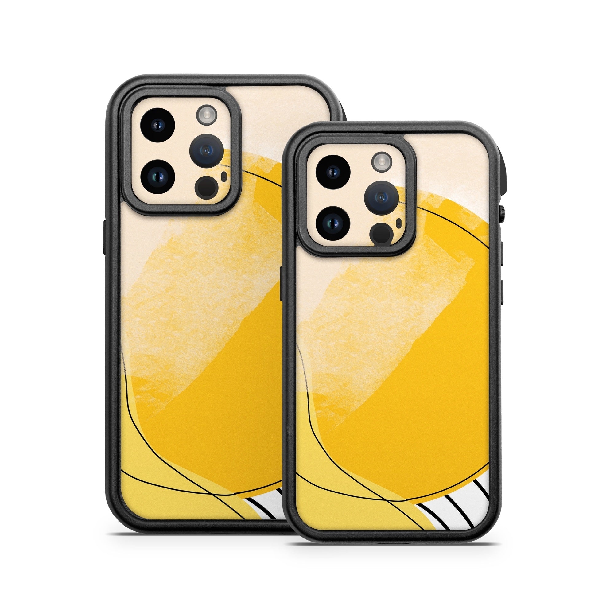 Abstract Yellow - Otterbox Fre iPhone 14 Case Skin