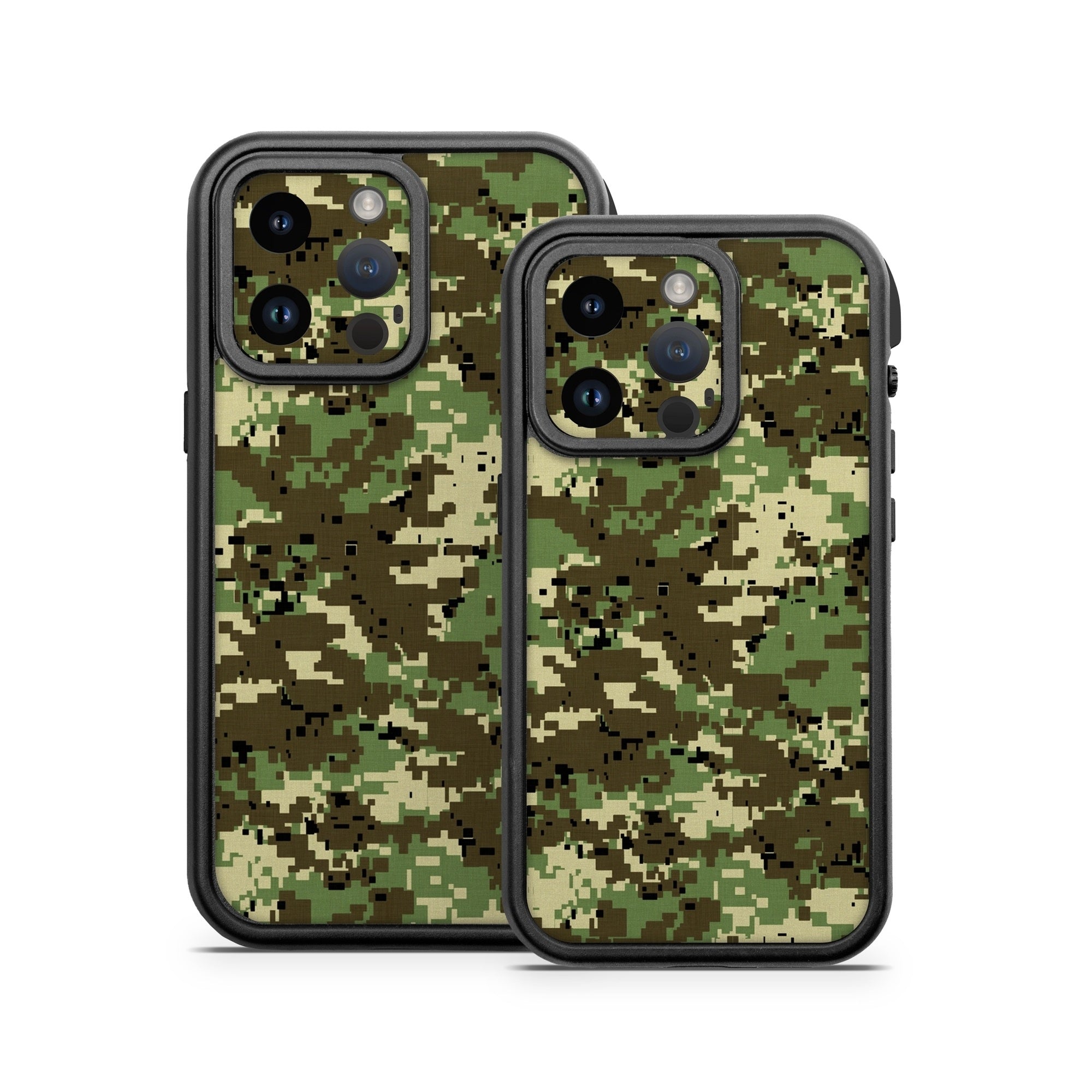 Digital Woodland Camo - Otterbox Fre iPhone 14 Case Skin