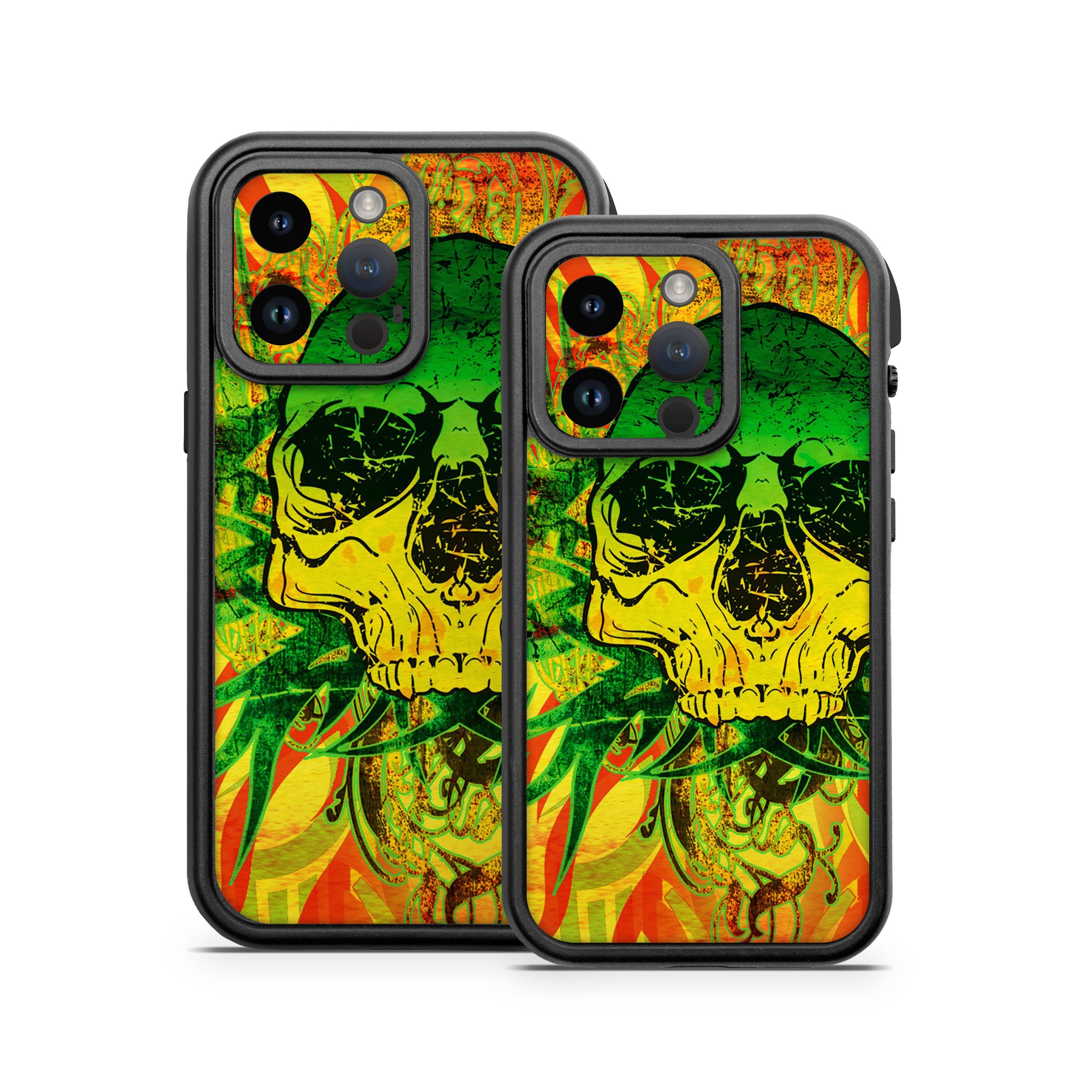 Hot Tribal Skull - Otterbox Fre iPhone 14 Case Skin