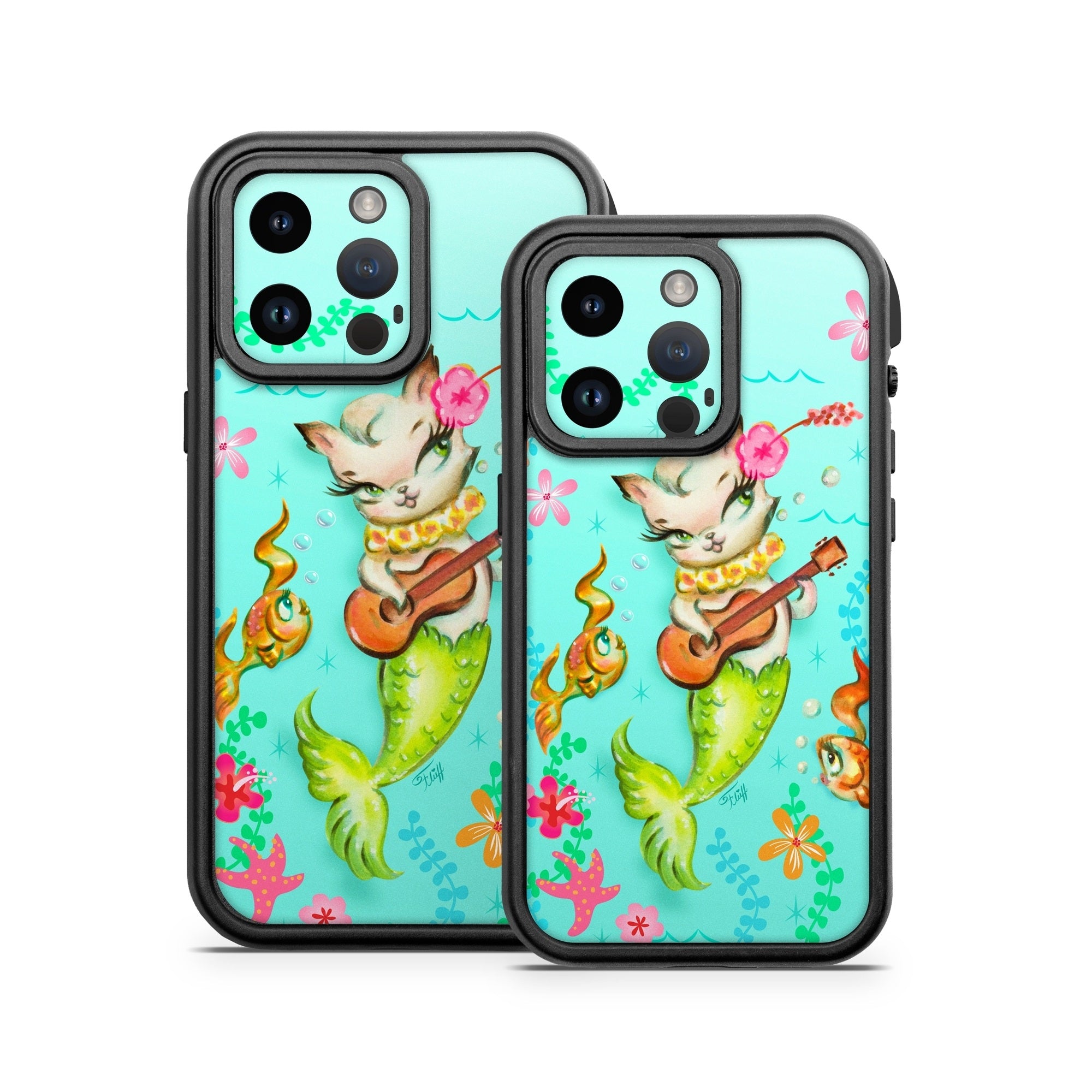 Merkitten with Ukelele - Otterbox Fre iPhone 14 Case Skin