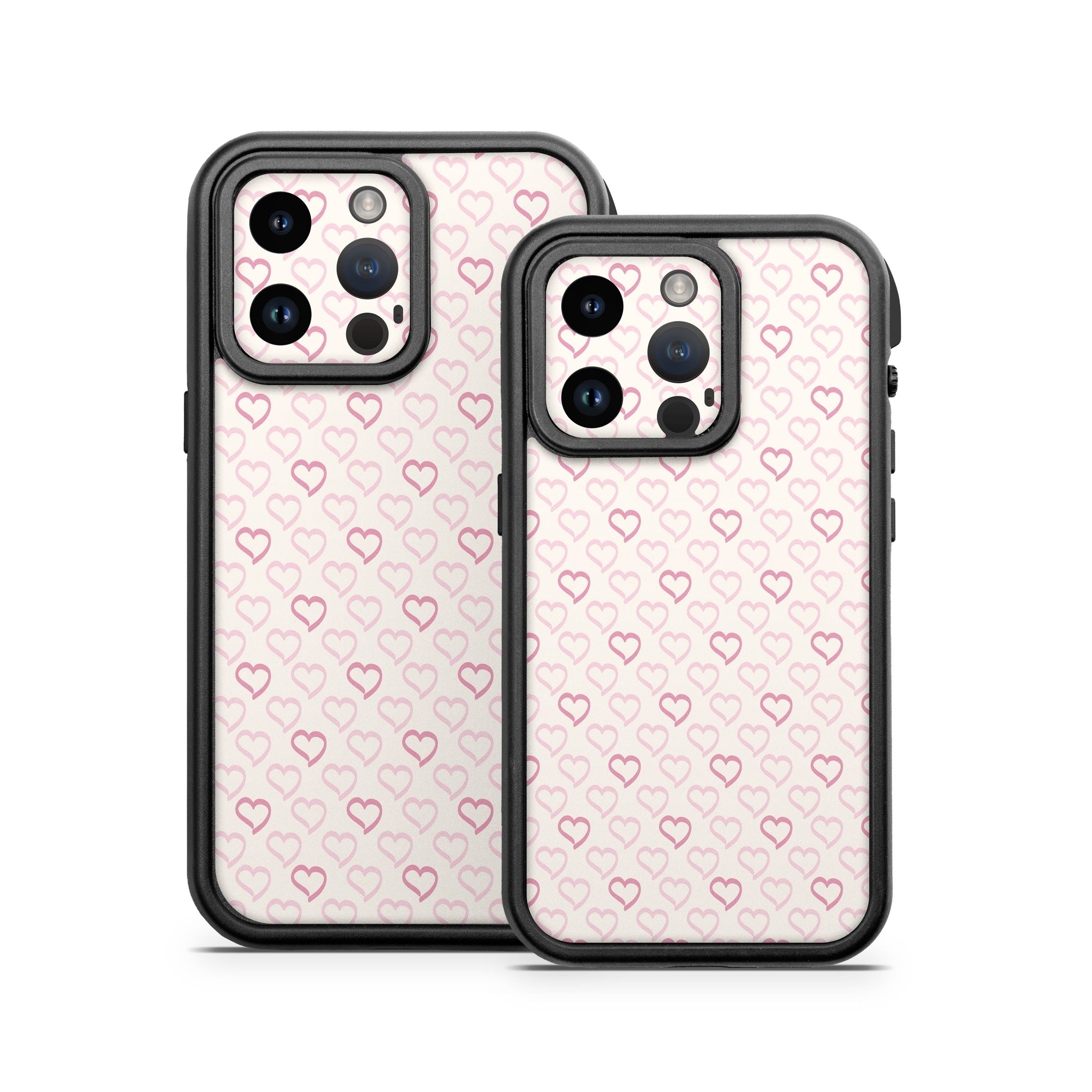 Patterned Hearts - Otterbox Fre iPhone 14 Case Skin