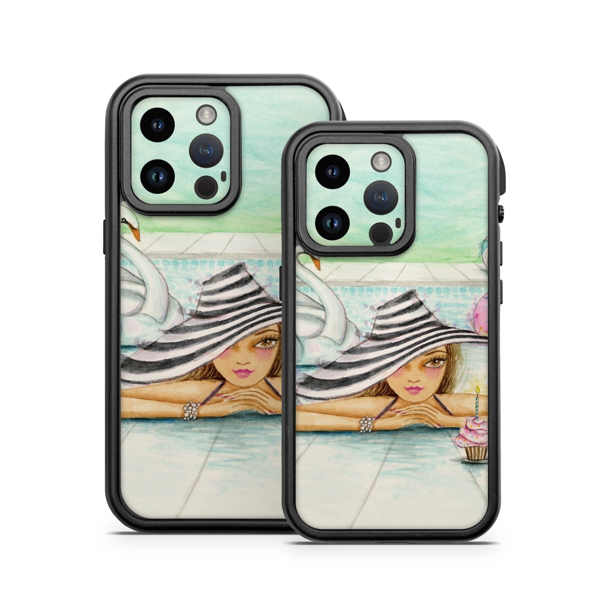 Delphine at the Pool Party - Otterbox Fre iPhone 14 Case Skin