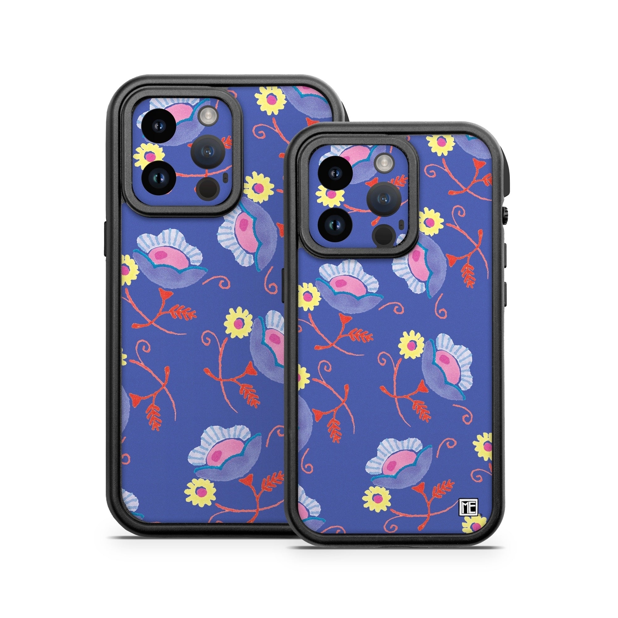 Purple Flowers - Otterbox Fre iPhone 14 Case Skin