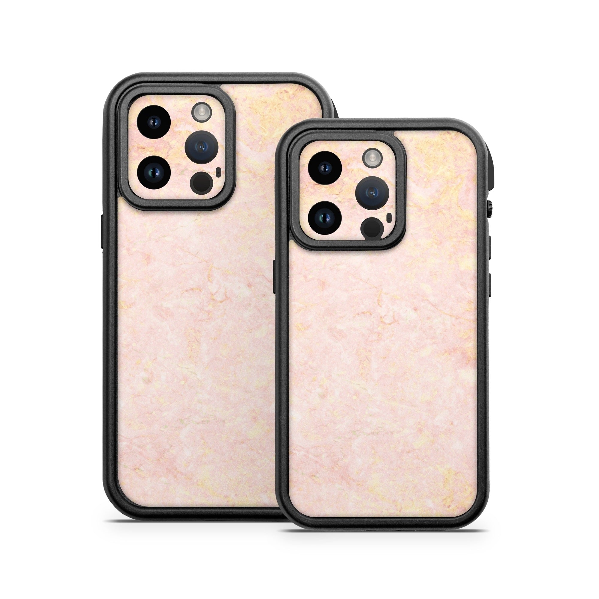 Rose Gold Marble - Otterbox Fre iPhone 14 Case Skin