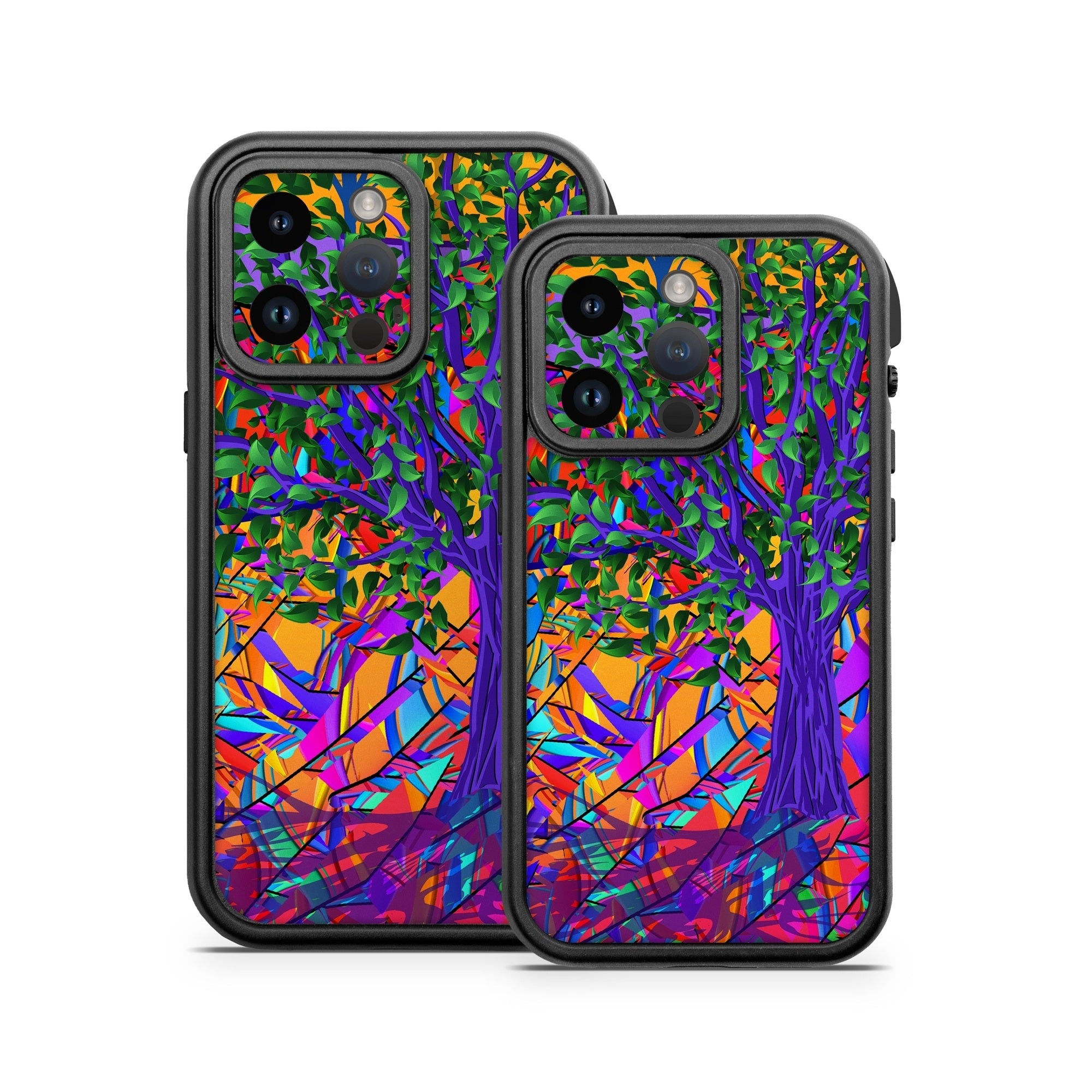 Stained Glass Tree - Otterbox Fre iPhone 14 Case Skin