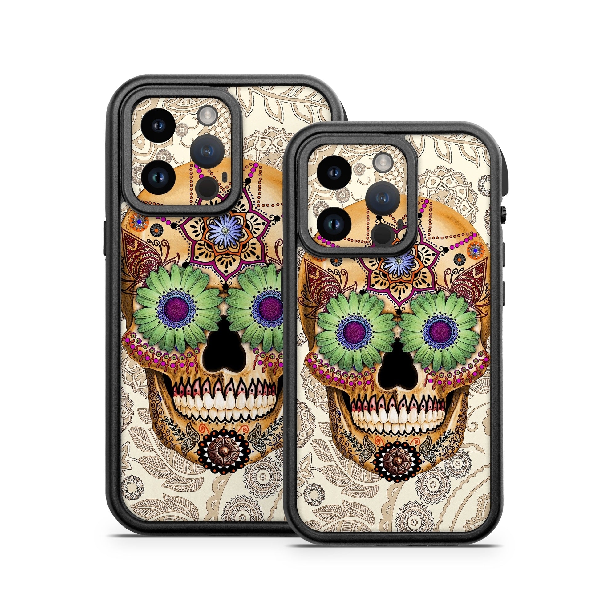 Sugar Skull Bone - Otterbox Fre iPhone 14 Case Skin