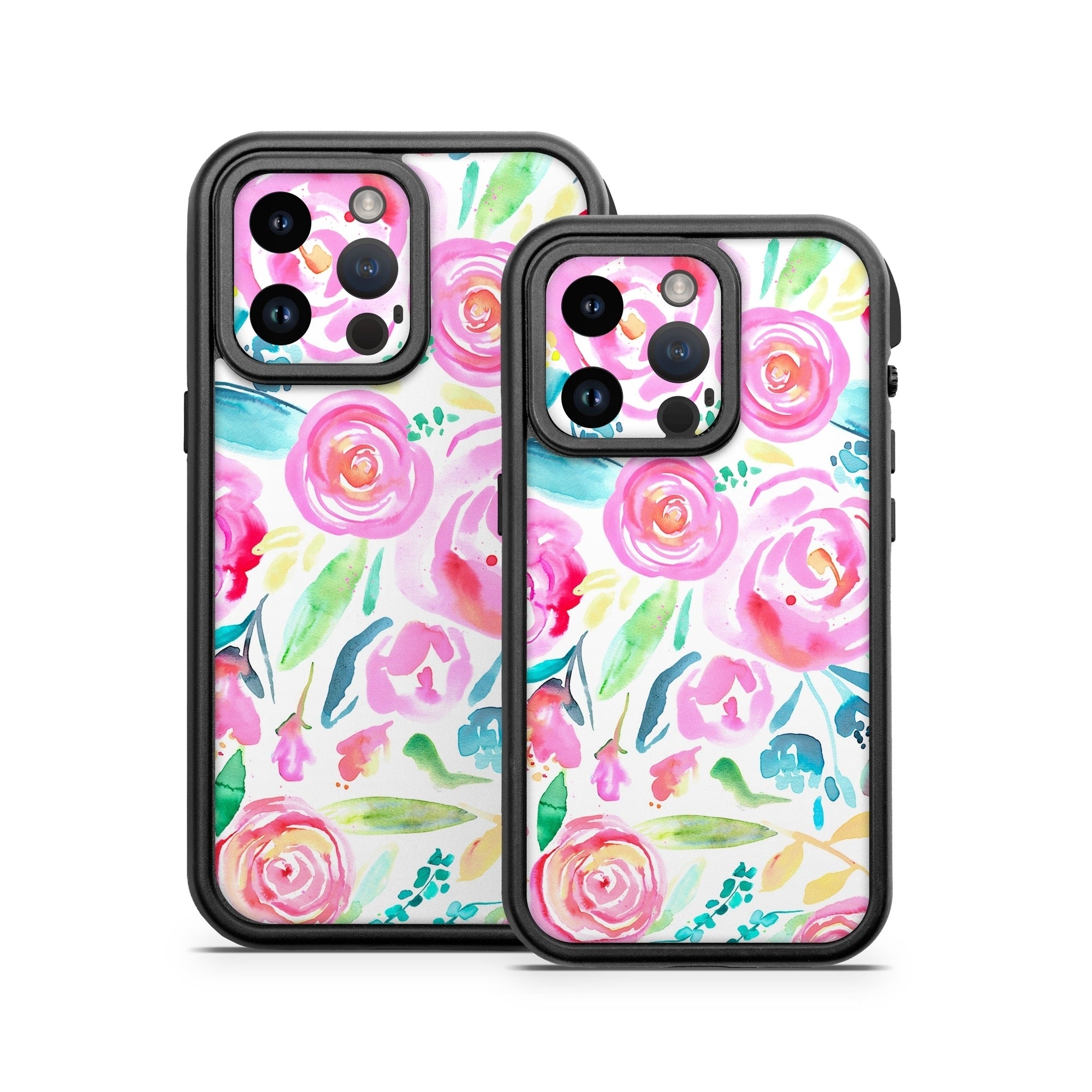 Watercolor Roses - Otterbox Fre iPhone 14 Case Skin