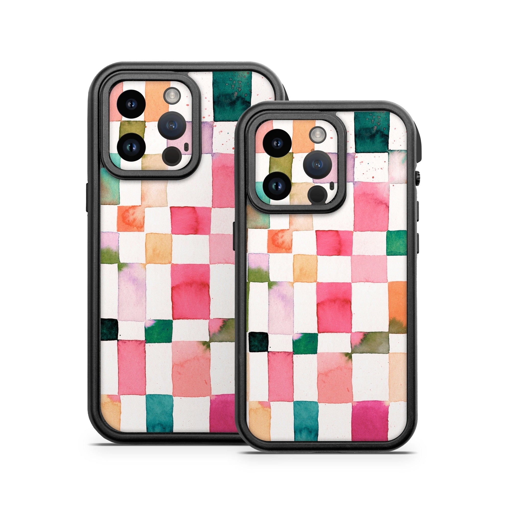 Watercolor Squares - Otterbox Fre iPhone 14 Case Skin