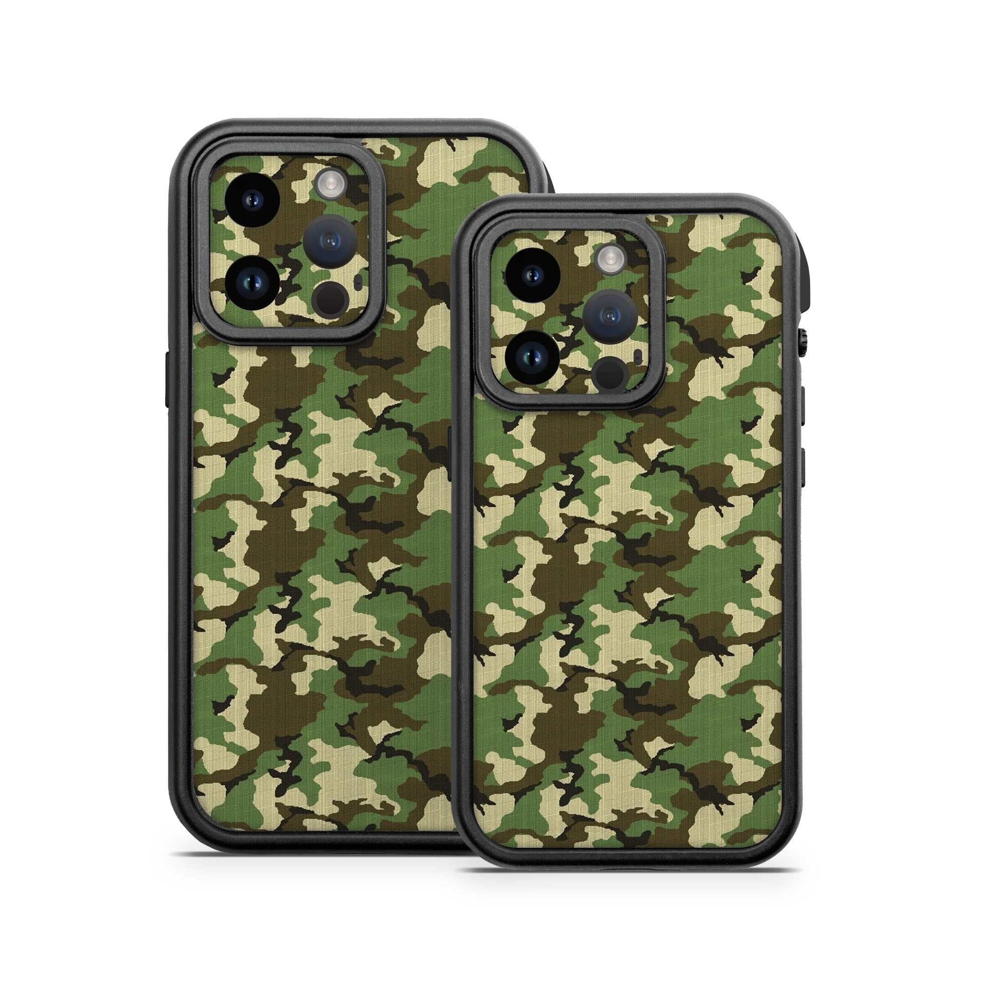 Woodland Camo - Otterbox Fre iPhone 14 Case Skin