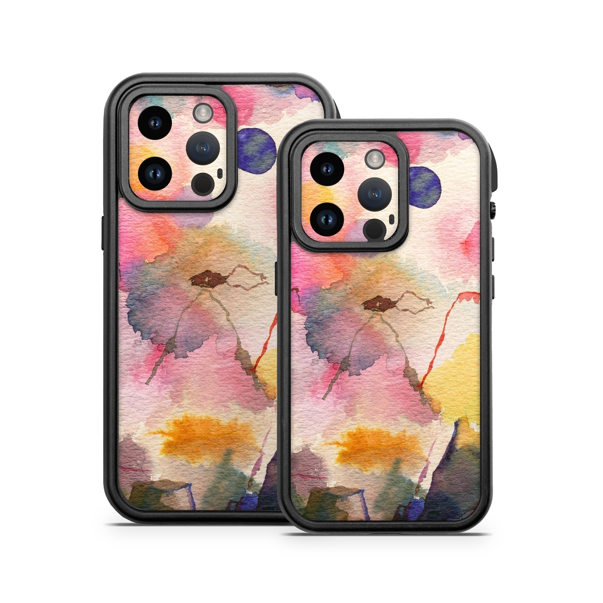 Watercolor Mountains - Otterbox Fre iPhone 14 Case Skin